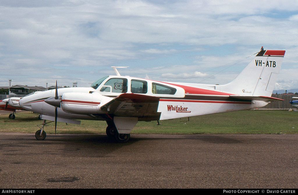 Aircraft Photo of VH-ATB | Beech C55 Baron (95-C55) | Whitaker Air Charters | AirHistory.net #4731