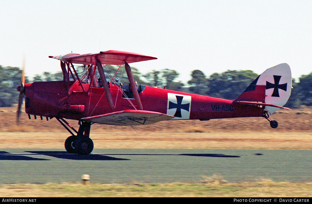 Aircraft Photo of VH-ASC | De Havilland D.H. 82A Tiger Moth | Germany - Air Force | AirHistory.net #4741