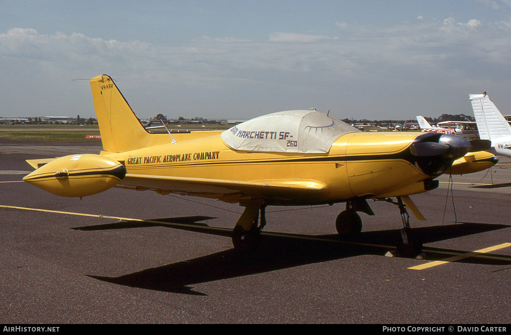 Aircraft Photo of VH-ARV | SIAI-Marchetti SF-260 | Great Pacific Aeroplane Company | AirHistory.net #4749