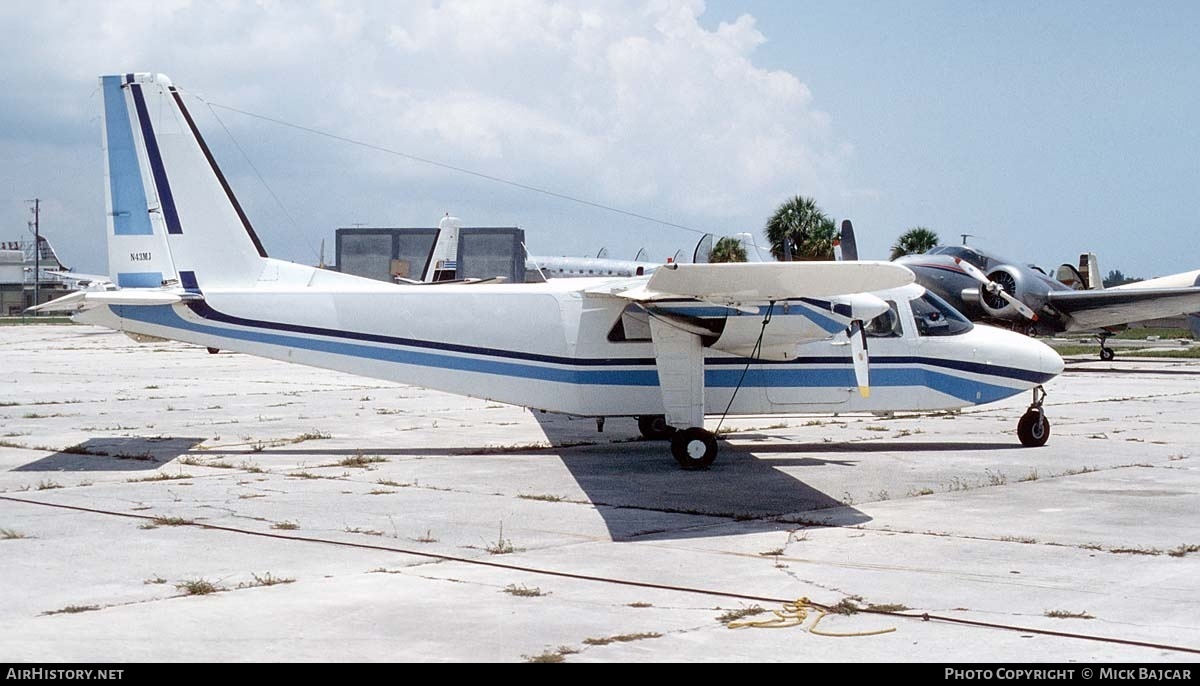 Aircraft Photo of N43MJ | Britten-Norman BN-2A-21 Islander | AirHistory.net #4753