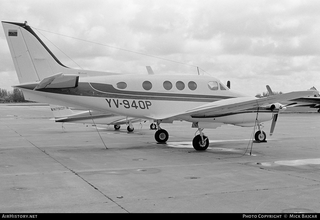 Aircraft Photo of YV-940P | Beech E90 King Air | AirHistory.net #4763