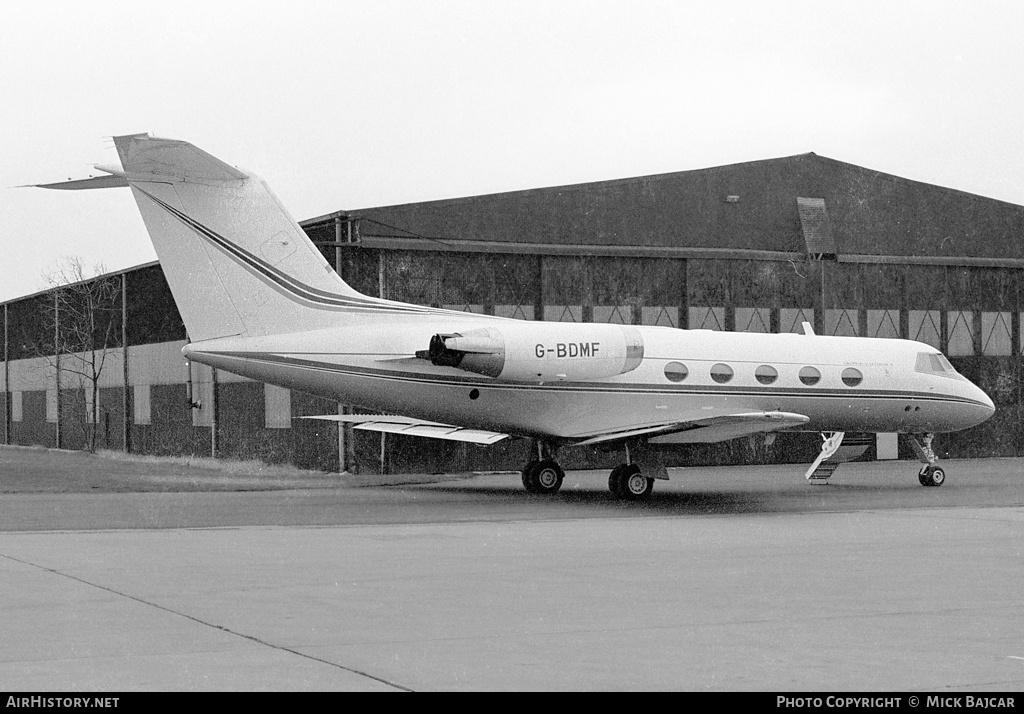 Aircraft Photo of G-BDMF | Grumman American G-1159 Gulfstream II | AirHistory.net #4764