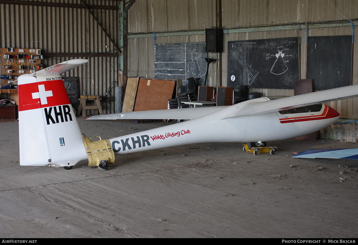 Aircraft Photo of G-CKHR | PZL-Bielsko SZD-51-1 Junior | Wolds Gliding Club | AirHistory.net #4778