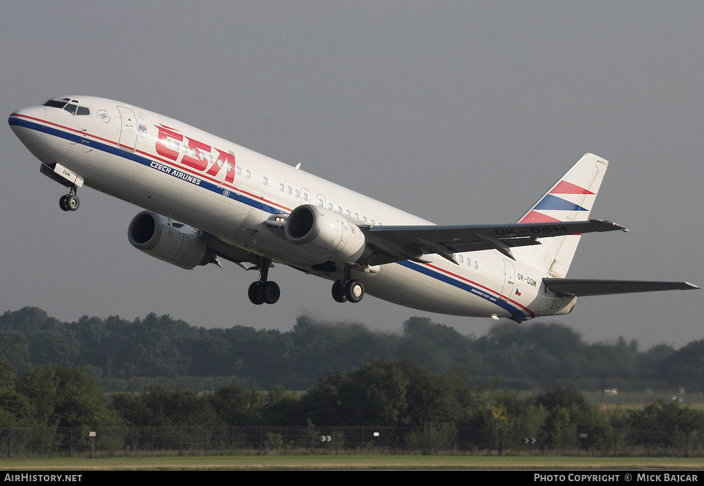 Aircraft Photo of OK-DGM | Boeing 737-45S | ČSA - Czech Airlines | AirHistory.net #4849