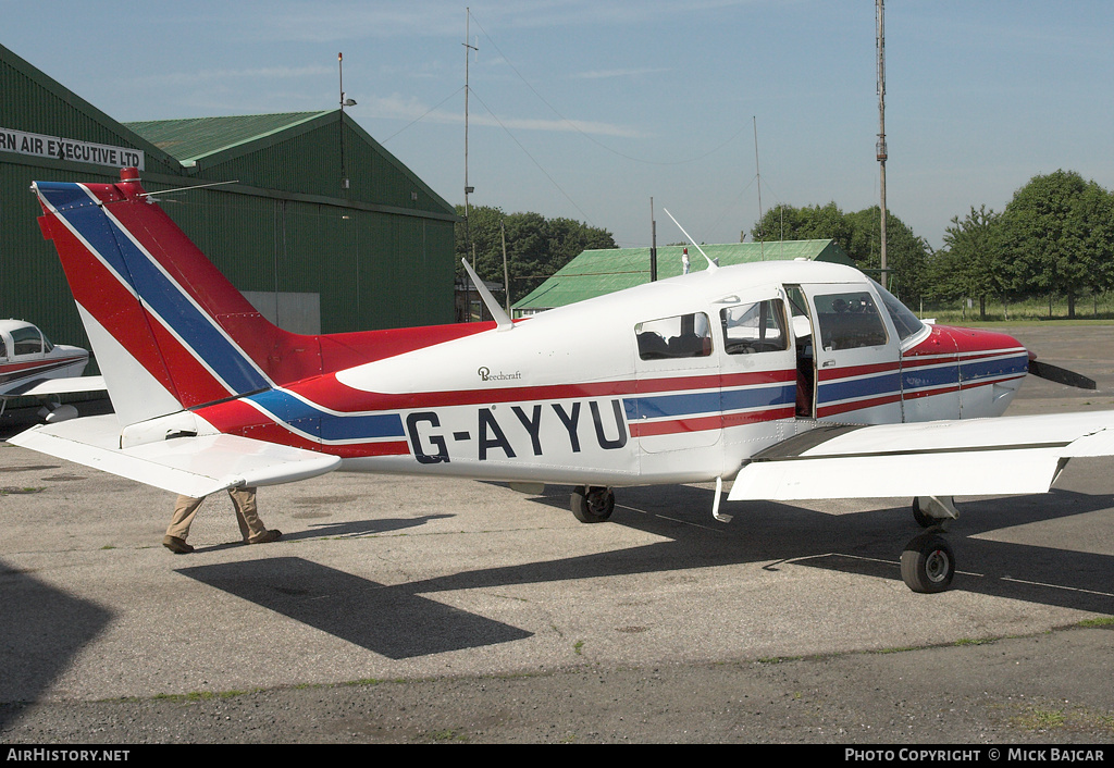 Aircraft Photo of G-AYYU | Beech C23 Sundowner 180 | AirHistory.net #4884