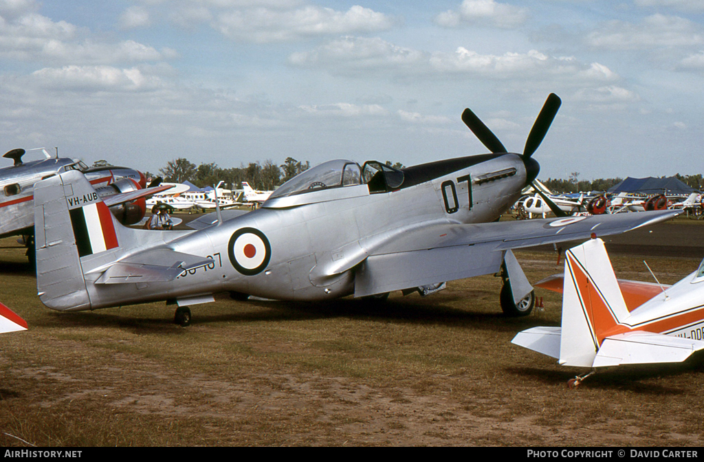 Aircraft Photo of VH-AUB / A68-107 | Commonwealth CA-18 Mustang 21 (P-51D) | Australia - Air Force | AirHistory.net #4908