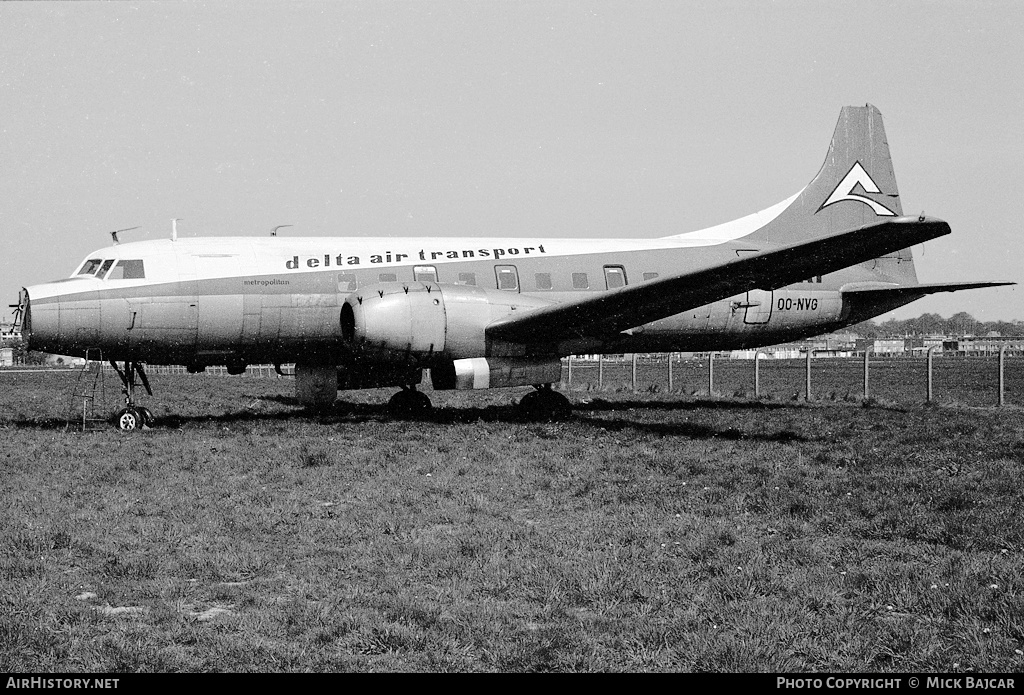 Aircraft Photo of OO-NVG | Convair 440-62 Metropolitan | Delta Air Transport - DAT | AirHistory.net #4941