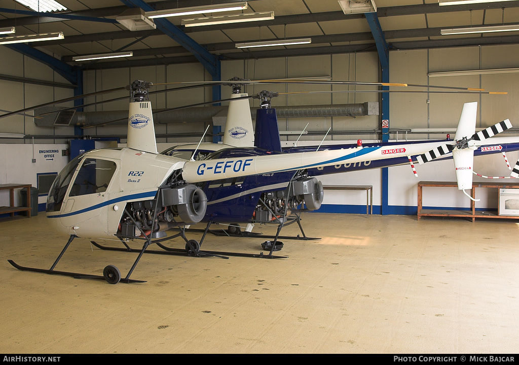 Aircraft Photo of G-EFOF | Robinson R-22 Beta II | East Midlands Helicopters | AirHistory.net #4996