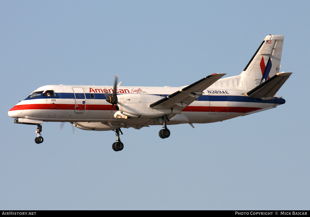 Aircraft Photo of N389AE | Saab 340B/Plus | American Eagle | AirHistory.net #5012