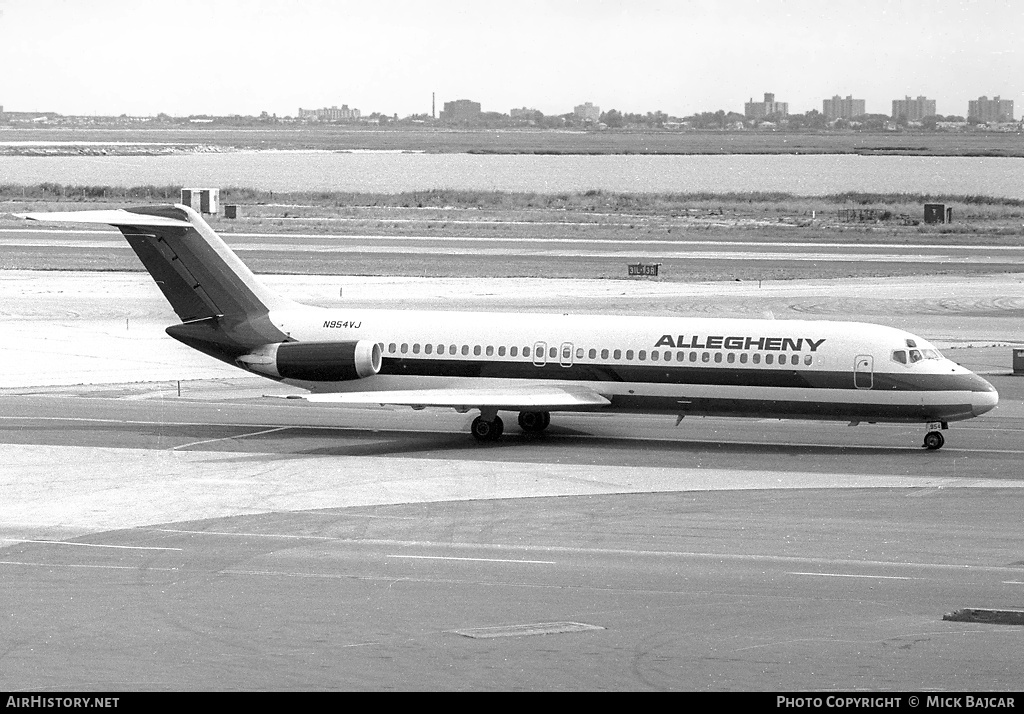 Aircraft Photo of N954VJ | McDonnell Douglas DC-9-31 | Allegheny Airlines | AirHistory.net #5059