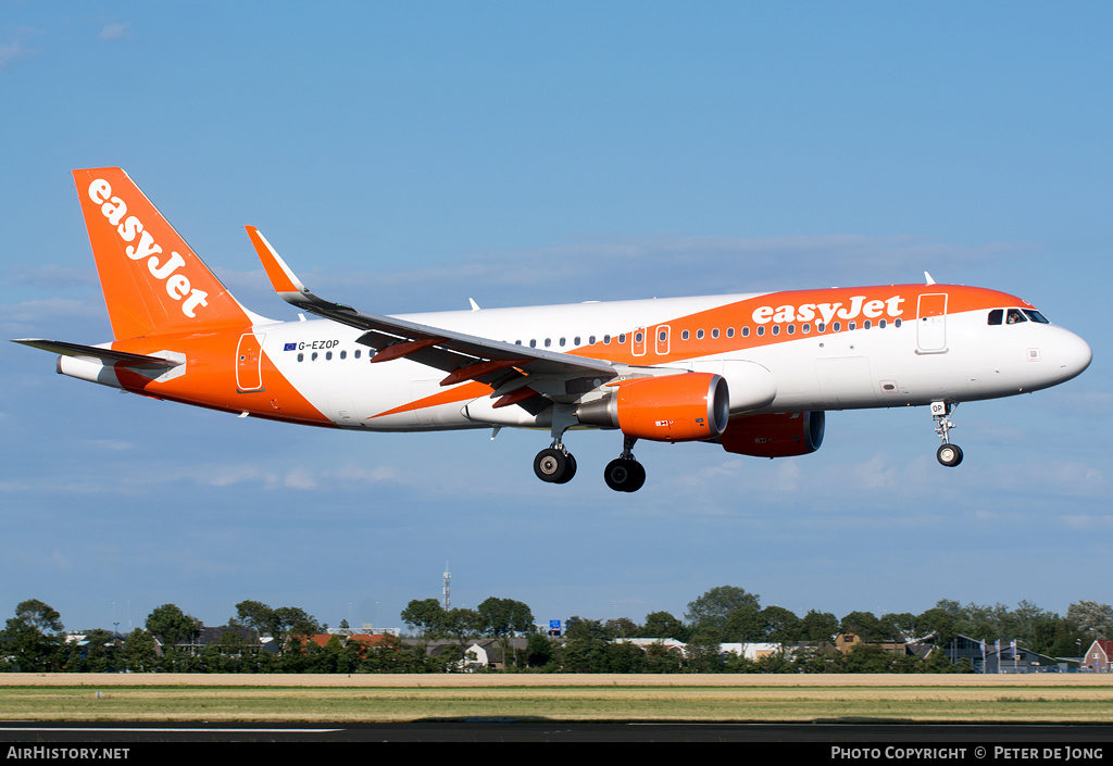 Aircraft Photo of G-EZOP | Airbus A320-214 | EasyJet | AirHistory.net #5088