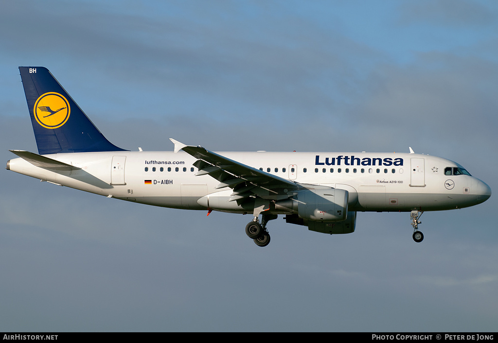 Aircraft Photo of D-AIBH | Airbus A319-112 | Lufthansa | AirHistory.net #5096