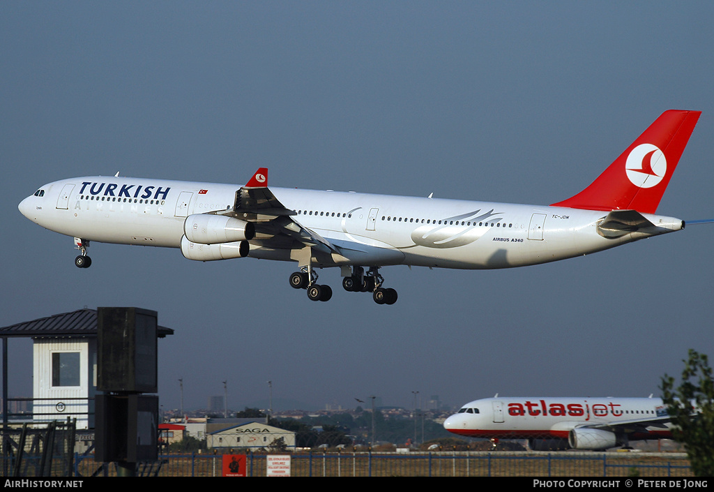 Aircraft Photo of TC-JDM | Airbus A340-311 | Turkish Airlines | AirHistory.net #5099