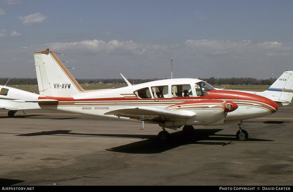 Aircraft Photo of VH-AVW | Piper PA-23-250 Aztec B | American Refrigeration | AirHistory.net #5105