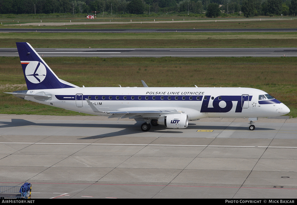 Aircraft Photo of SP-LIM | Embraer 175LR (ERJ-170-200LR) | LOT Polish Airlines - Polskie Linie Lotnicze | AirHistory.net #5132