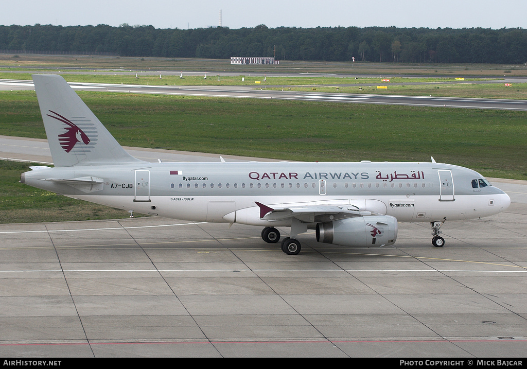 Aircraft Photo of A7-CJB | Airbus A319-133LR | Qatar Airways | AirHistory.net #5134
