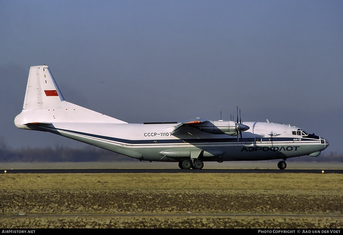 Aircraft Photo of CCCP-11107 | Antonov An-12B | Aeroflot | AirHistory.net #5141