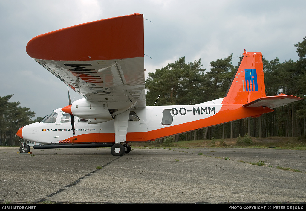 Aircraft Photo of OO-MMM | Britten-Norman BN-2A-21 Islander | Belgian North Sea Aerial Survey | AirHistory.net #5166