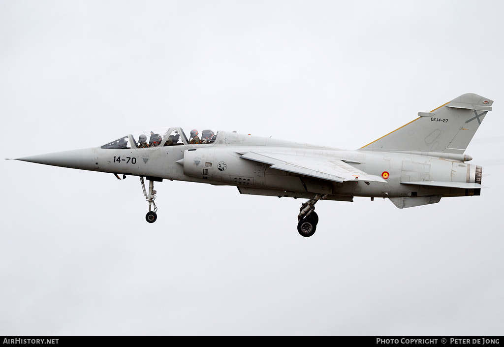Aircraft Photo of CE.14-27 | Dassault Mirage F1BE(M) | Spain - Air Force | AirHistory.net #5167