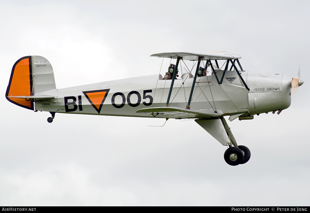 Aircraft Photo of G-BUVN / BI-005 | CASA 1.131E Jungmann | Netherlands East Indies - Air Force | AirHistory.net #5169