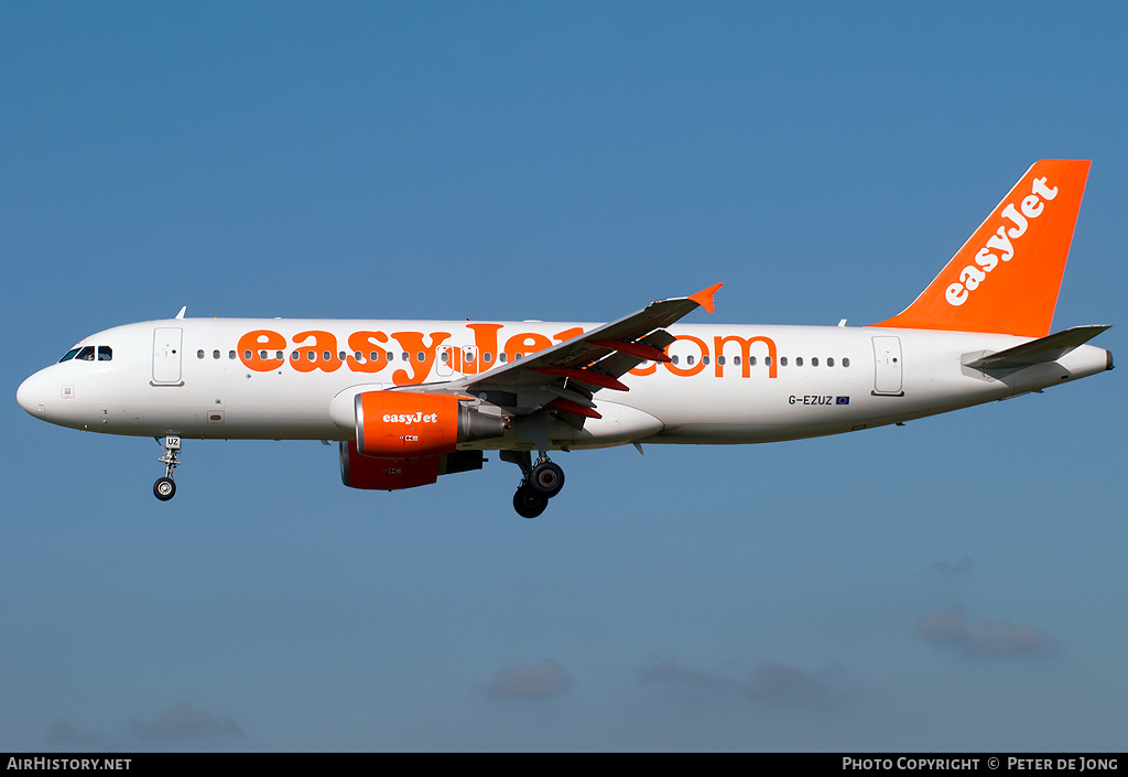 Aircraft Photo of G-EZUZ | Airbus A320-214 | EasyJet | AirHistory.net #5187