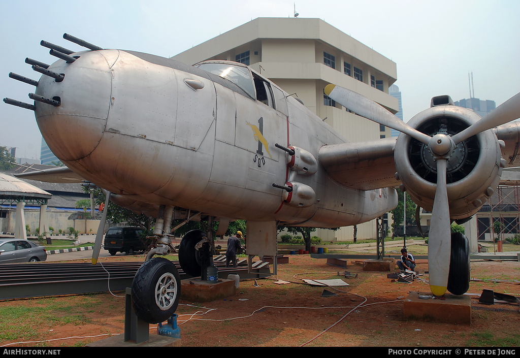 Aircraft Photo of M-458 | North American B-25J Mitchell | Indonesia - Air Force | AirHistory.net #5194