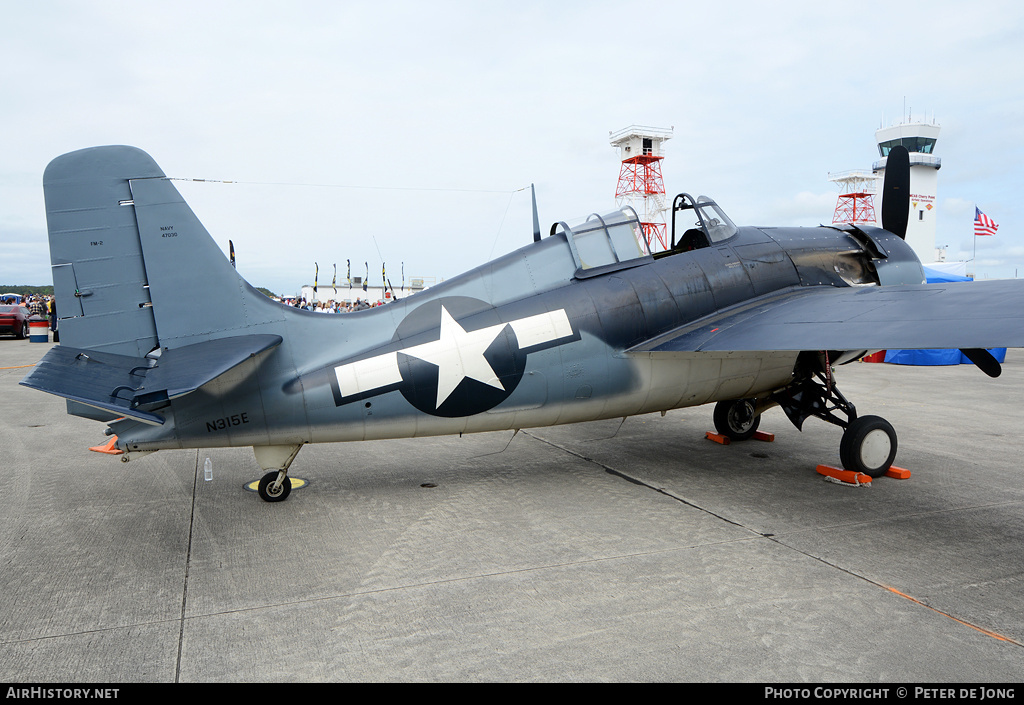 Aircraft Photo of N315E / 47030 | Grumman FM-2 Wildcat | USA - Navy | AirHistory.net #5196