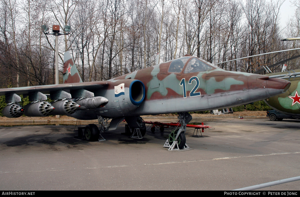 Aircraft Photo of 12 blue | Sukhoi Su-25 | Soviet Union - Navy | AirHistory.net #5222
