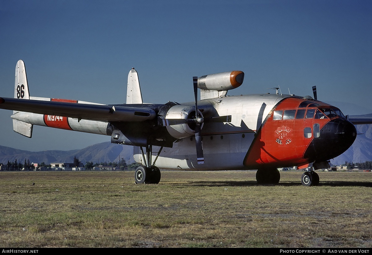 Aircraft Photo of N13744 | Fairchild C-119C(AT) Flying Boxcar | Hemet Valley Flying Service | AirHistory.net #5259