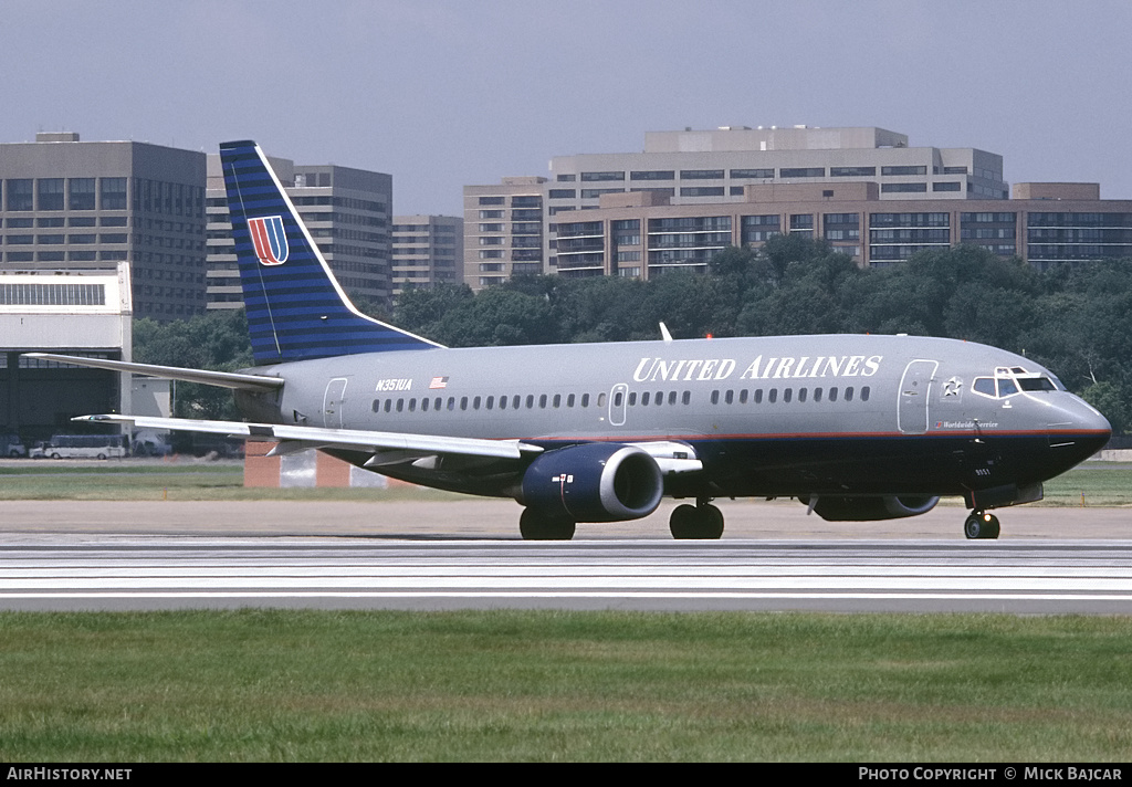 Aircraft Photo of N351UA | Boeing 737-322 | United Airlines | AirHistory.net #5265
