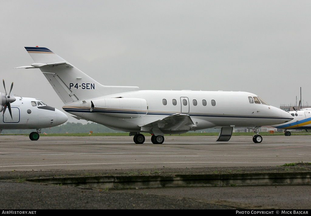 Aircraft Photo of P4-SEN | Raytheon Hawker 800XP | AirHistory.net #5267