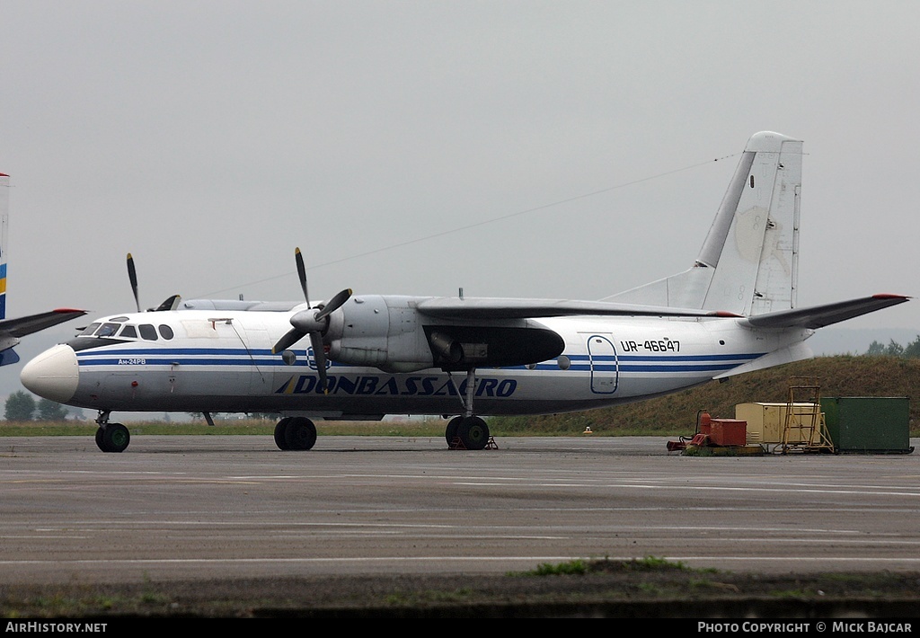 Aircraft Photo of UR-46647 | Antonov An-24RV | Donbassaero | AirHistory.net #5268