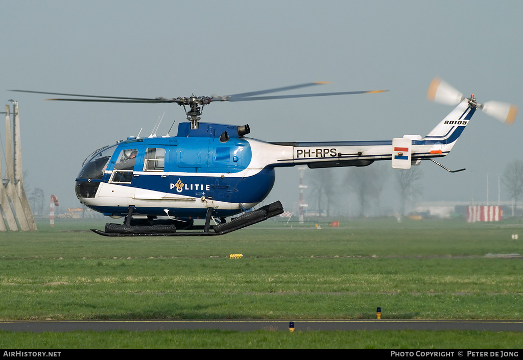 Aircraft Photo of PH-RPS | MBB BO-105C | Politie | AirHistory.net #5274