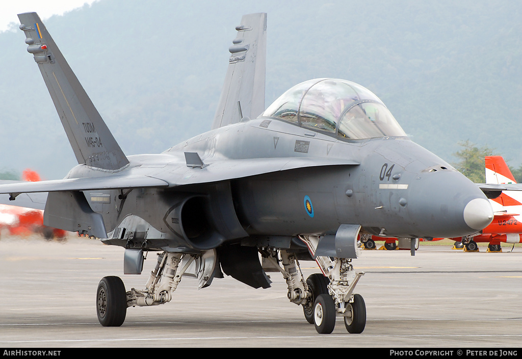 Aircraft Photo of M45-04 | McDonnell Douglas F/A-18D Hornet | Malaysia - Air Force | AirHistory.net #5291