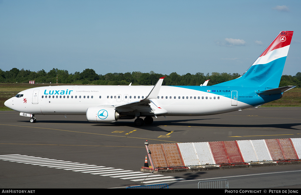 Aircraft Photo of LX-LBA | Boeing 737-8C9 | Luxair | AirHistory.net #5301
