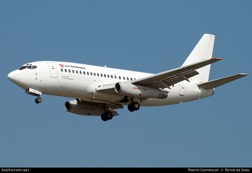 Aircraft Photo of YU-ANP | Boeing 737-2K3/Adv | Aviogenex | AirHistory.net #5307