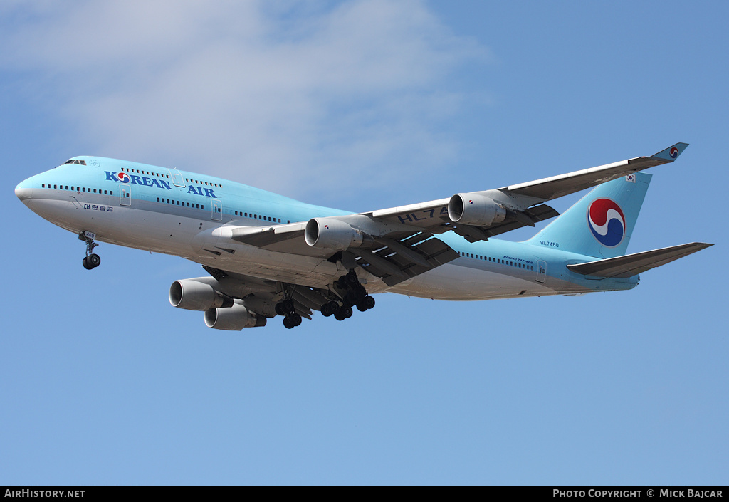 Aircraft Photo of HL7460 | Boeing 747-4B5 | Korean Air | AirHistory.net #5322