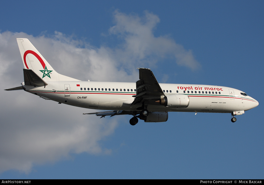 Aircraft Photo of CN-RMF | Boeing 737-4B6 | Royal Air Maroc - RAM | AirHistory.net #5336