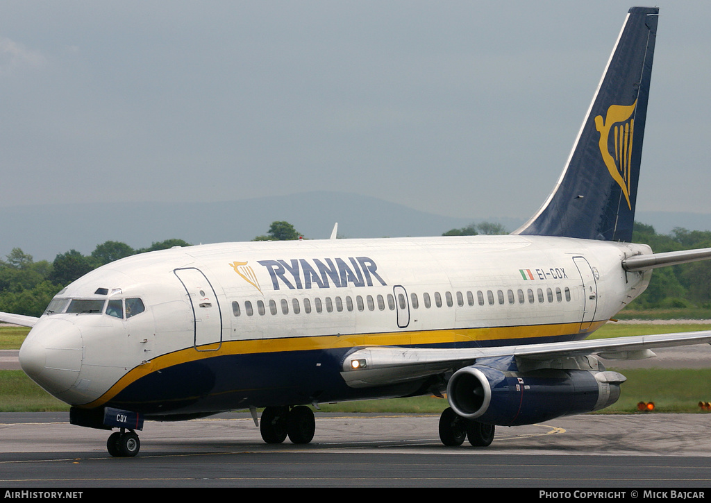 Aircraft Photo of EI-COX | Boeing 737-230/Adv | Ryanair | AirHistory.net #5343
