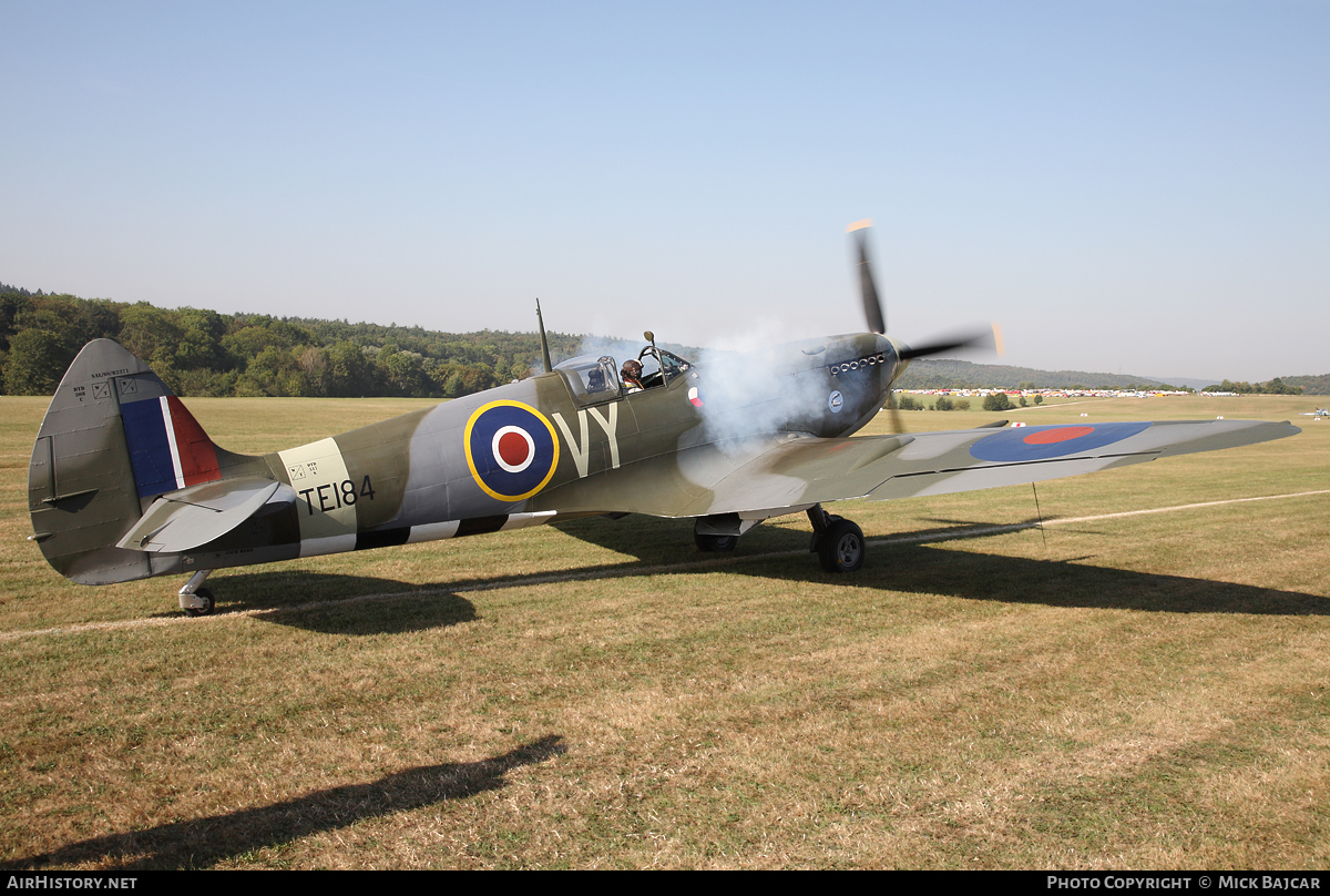 Aircraft Photo of G-MXVI / TE184 | Supermarine 361 Spitfire LF16E | UK - Air Force | AirHistory.net #5349