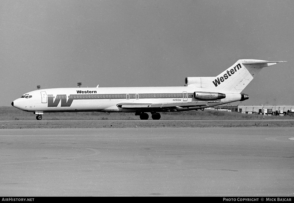 Aircraft Photo of N2810W | Boeing 727-247/Adv | Western Airlines | AirHistory.net #5352