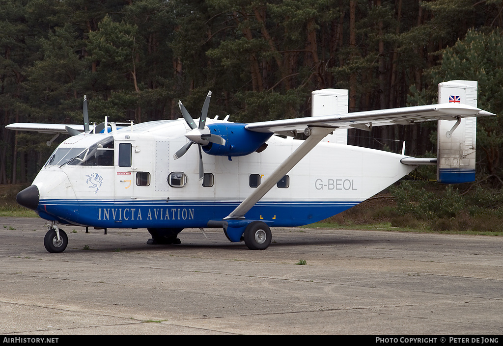 Aircraft Photo of G-BEOL | Short SC.7 Skyvan 3-100 | Invicta Aviation | AirHistory.net #5363