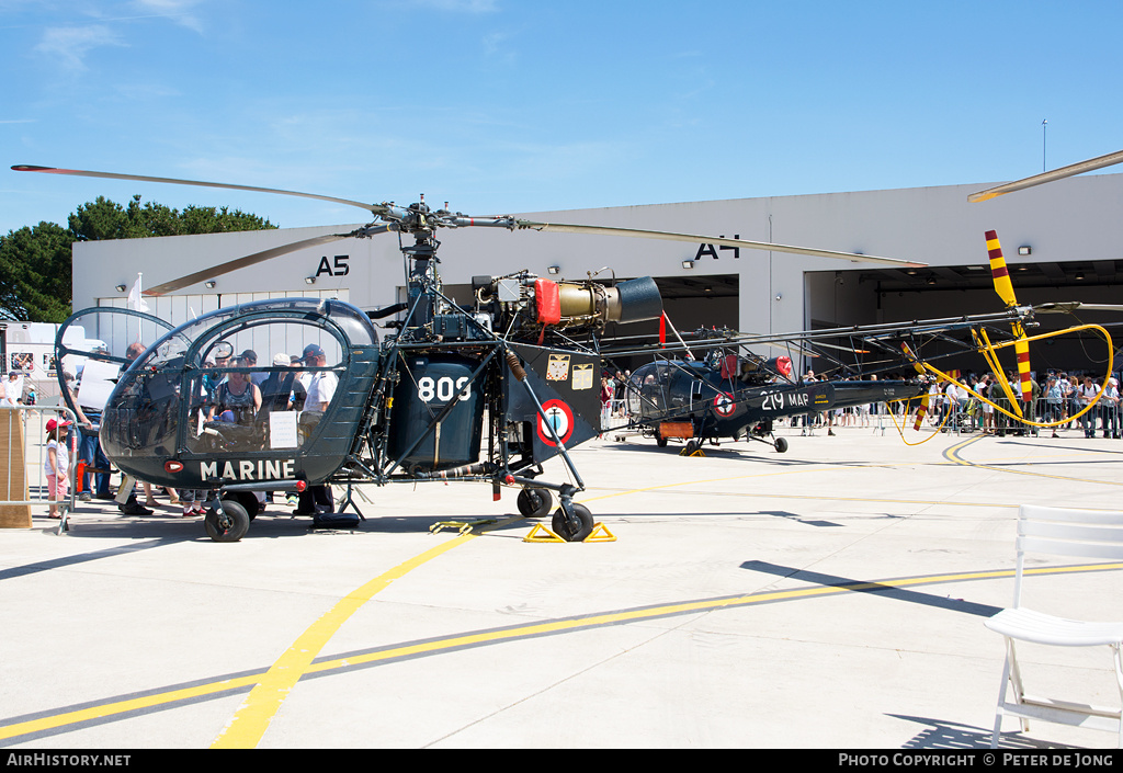 Aircraft Photo of 809 | Sud SE-3130 Alouette II | France - Navy | AirHistory.net #5378