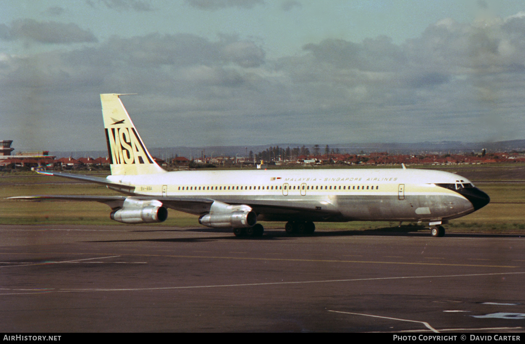 Aircraft Photo of 9V-BBA | Boeing 707-312B | Malaysia-Singapore Airlines - MSA | AirHistory.net #5380