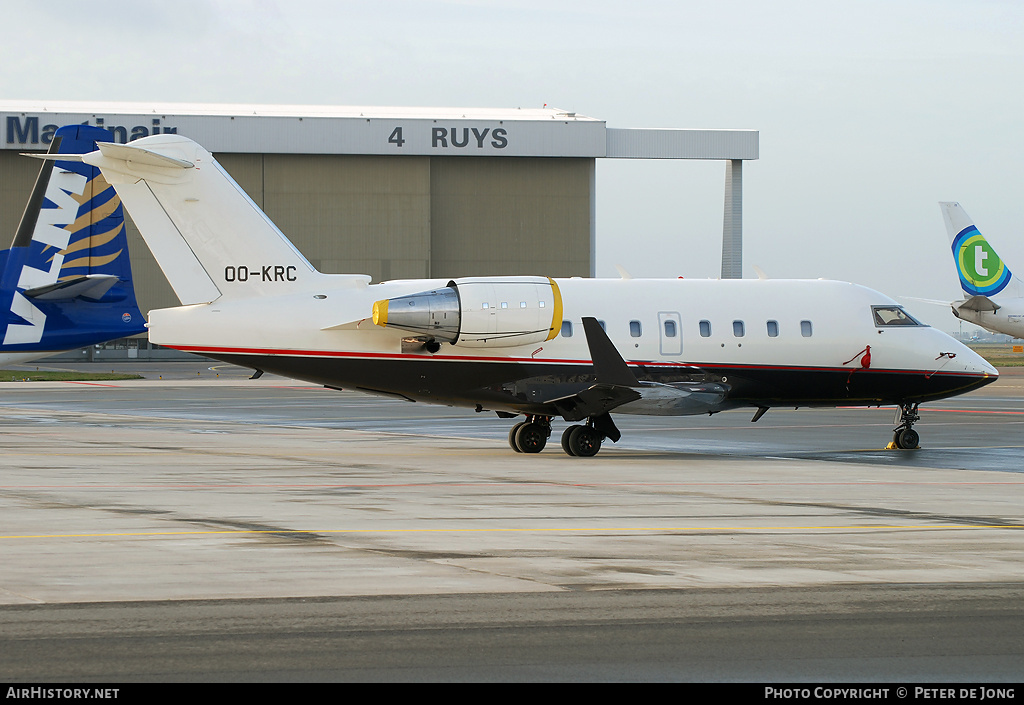Aircraft Photo of OO-KRC | Bombardier Challenger 604 (CL-600-2B16) | AirHistory.net #5396