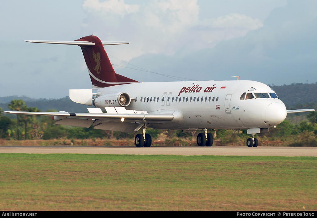 Aircraft Photo of PK-PJY | Fokker F28-4000 Fellowship | Pelita Air Service | AirHistory.net #5397