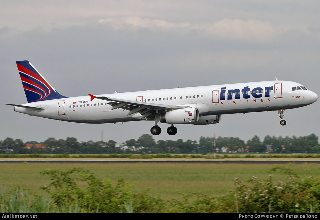 Aircraft Photo of TC-IEH | Airbus A321-231 | Inter Airlines | AirHistory.net #5400