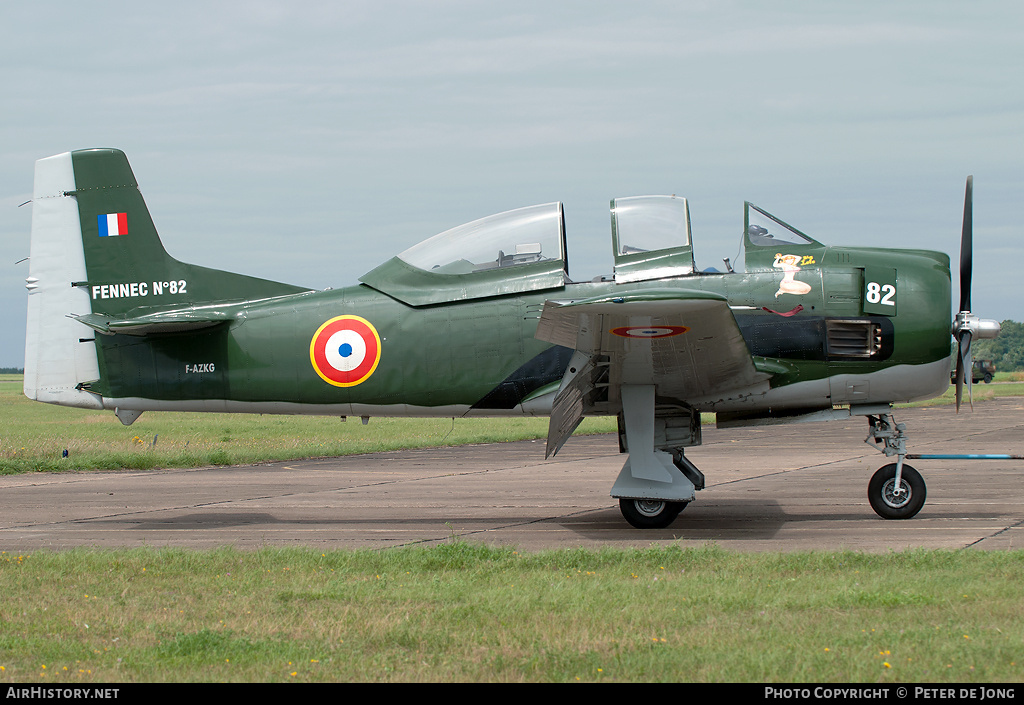 Aircraft Photo of F-AZKG / 82 | North American T-28A Fennec | France - Air Force | AirHistory.net #5410