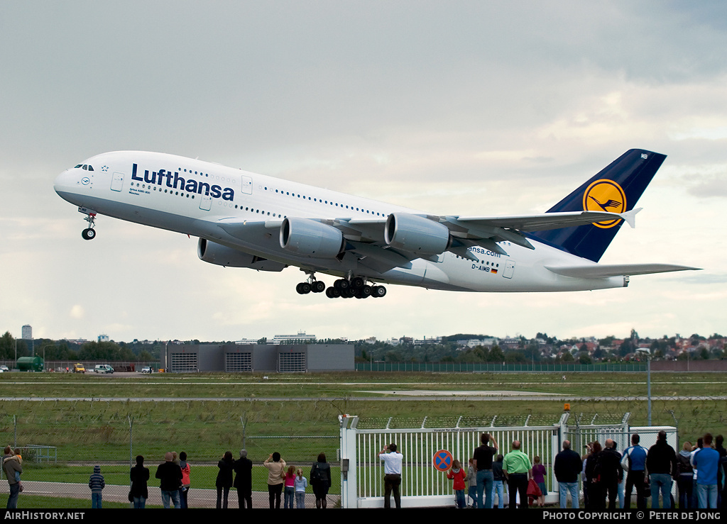 Aircraft Photo of D-AIMB | Airbus A380-841 | Lufthansa | AirHistory.net #5421