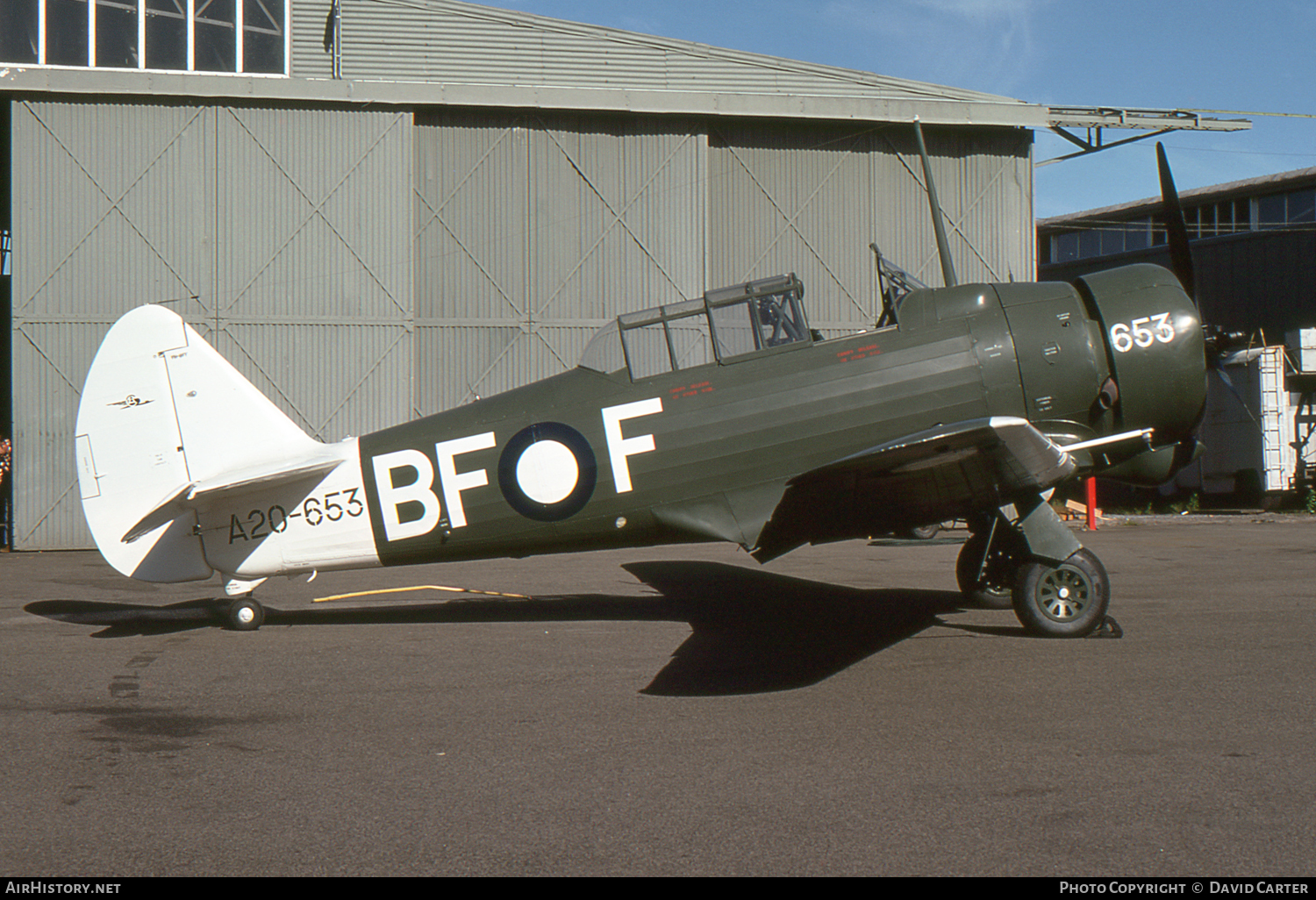 Aircraft Photo of VH-BFF / A20-653 | Commonwealth CA-16 Wirraway III | Australia - Air Force | AirHistory.net #5433